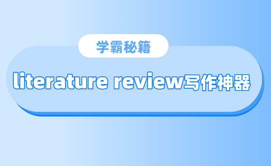 literaturereview写作神器